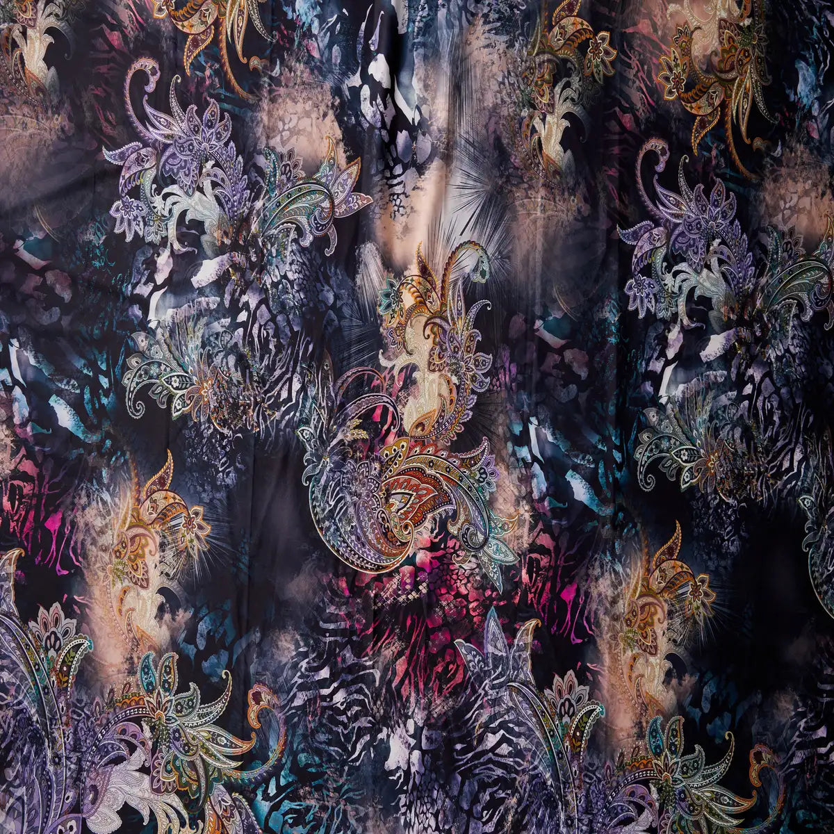 Imitatie Matase Cu Imprimeu M57 - Ahura