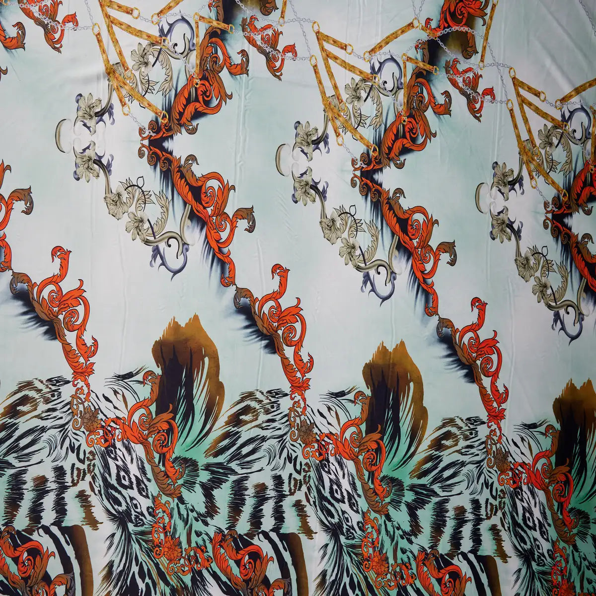 Imitatie Matase Cu Imprimeu M65 - Ahura