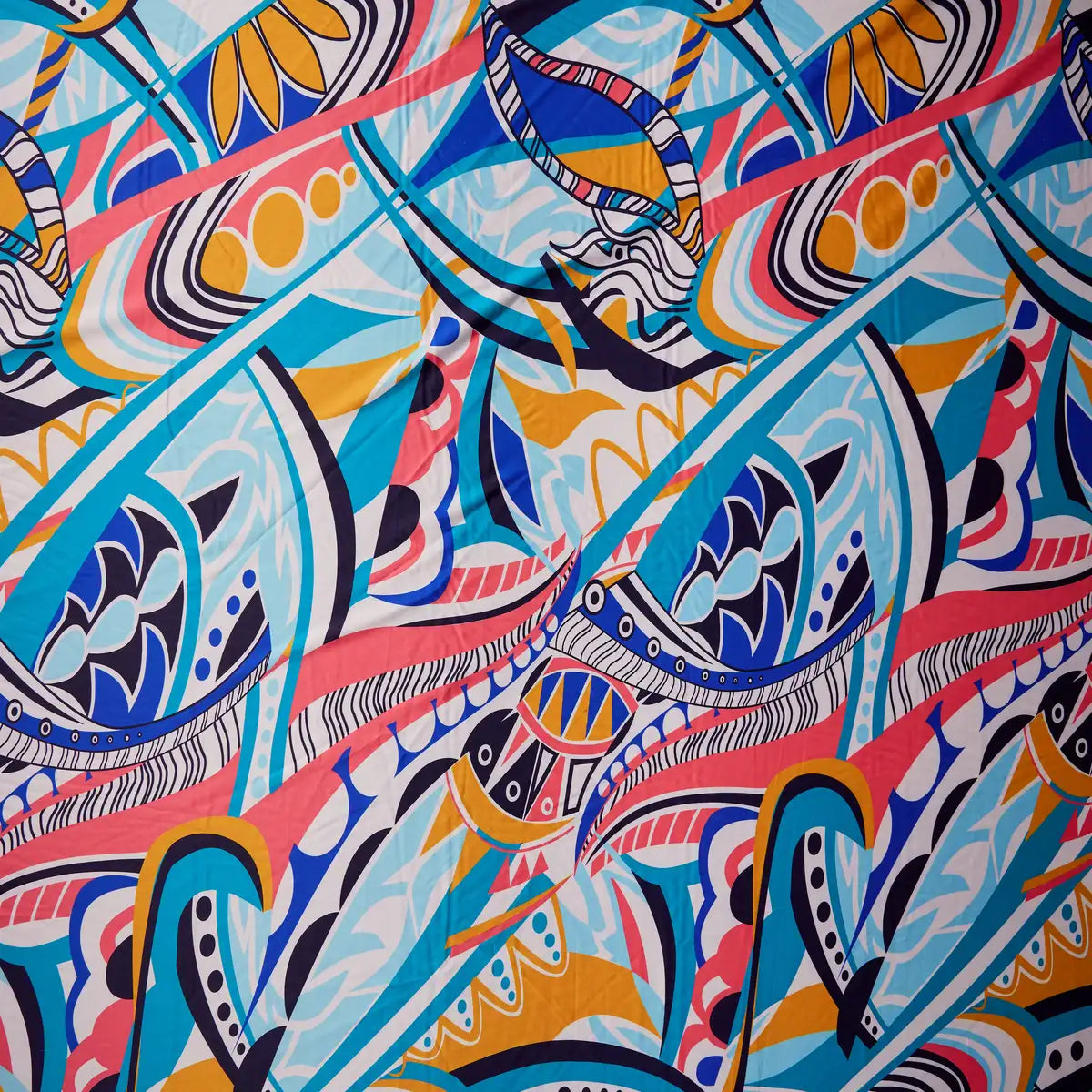 Imitatie Matase Cu Imprimeu M70 - Ahura