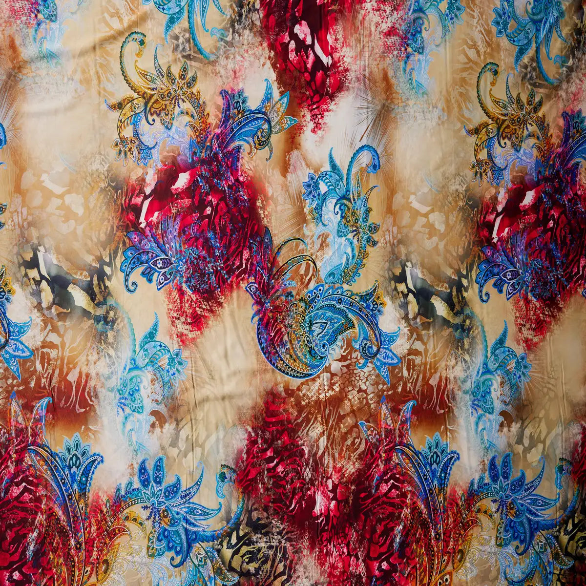 Imitatie Matase Cu Imprimeu M76 - Ahura