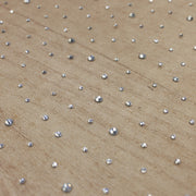 Tull cu strasuri/pietre T1 - Crem