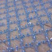 Broderie A34 Bleu la metru
