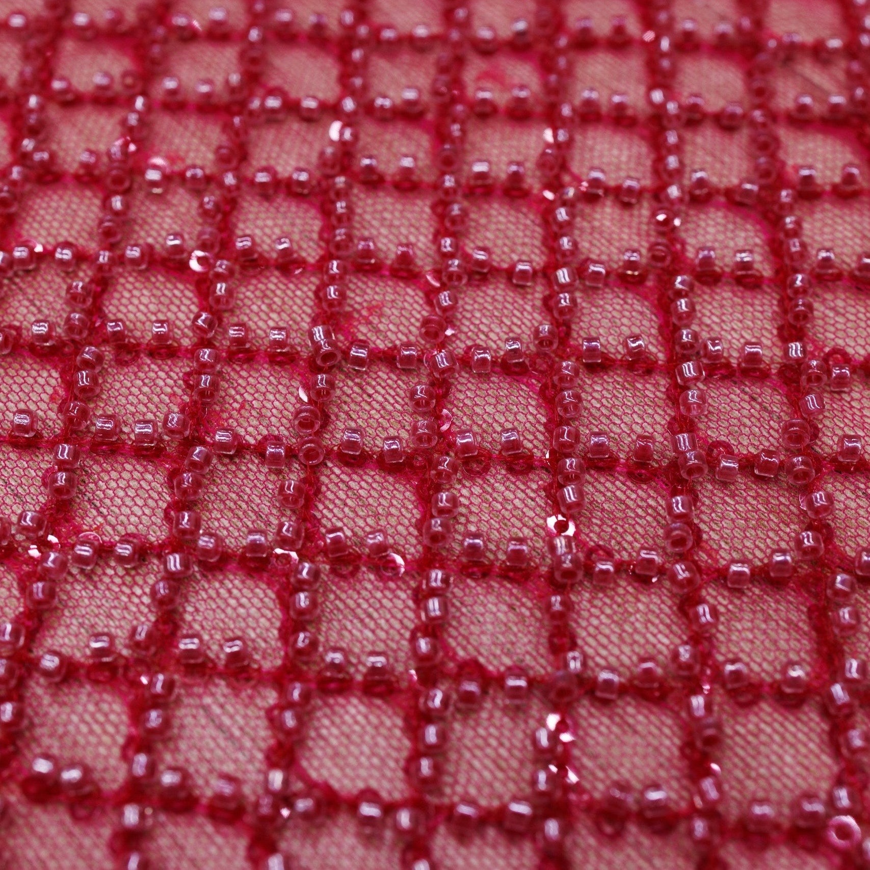 Broderie A34 Roz Fucsia la metru