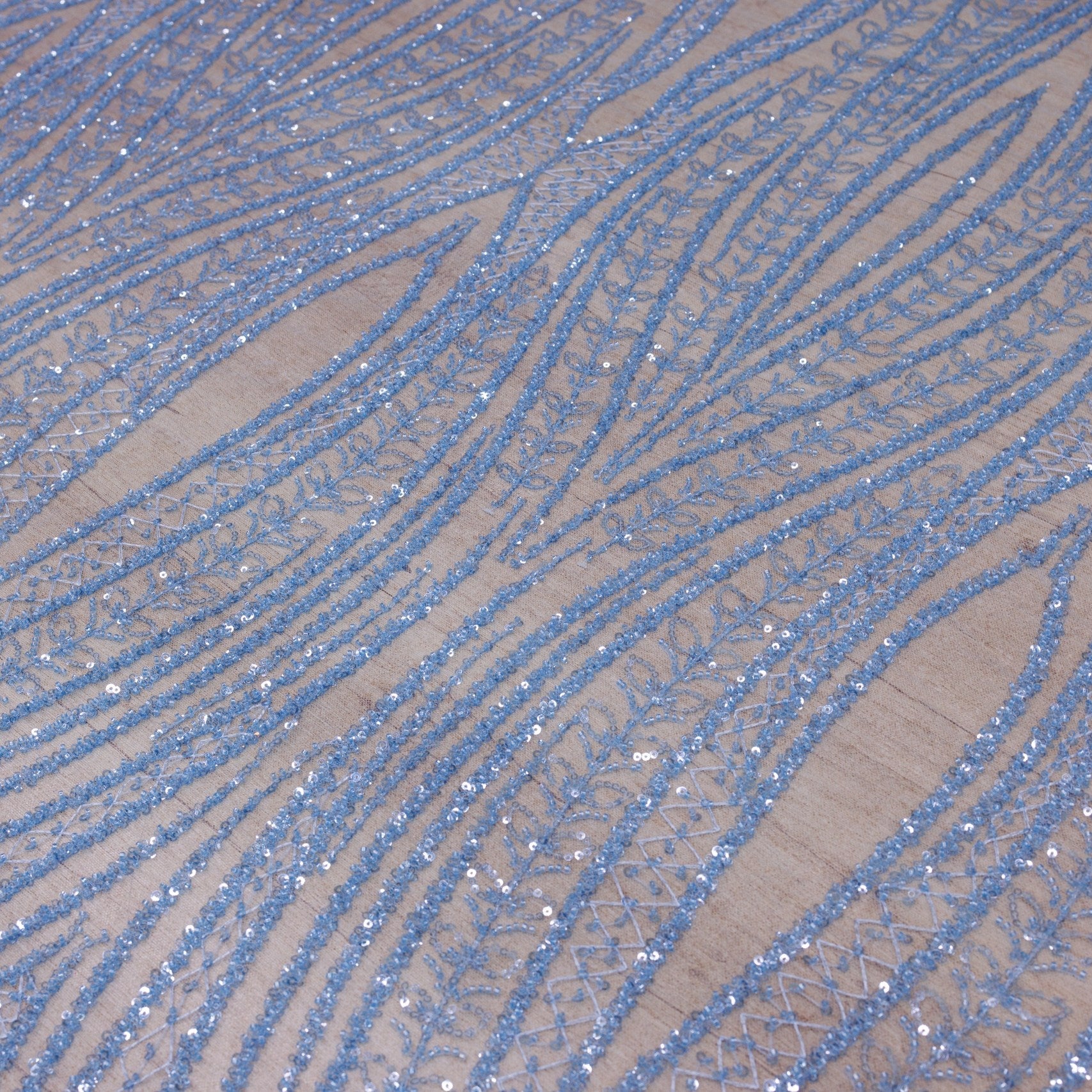 Broderie A36 Bleu la metru