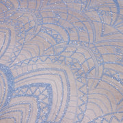 Broderie A32 Bleu la metru