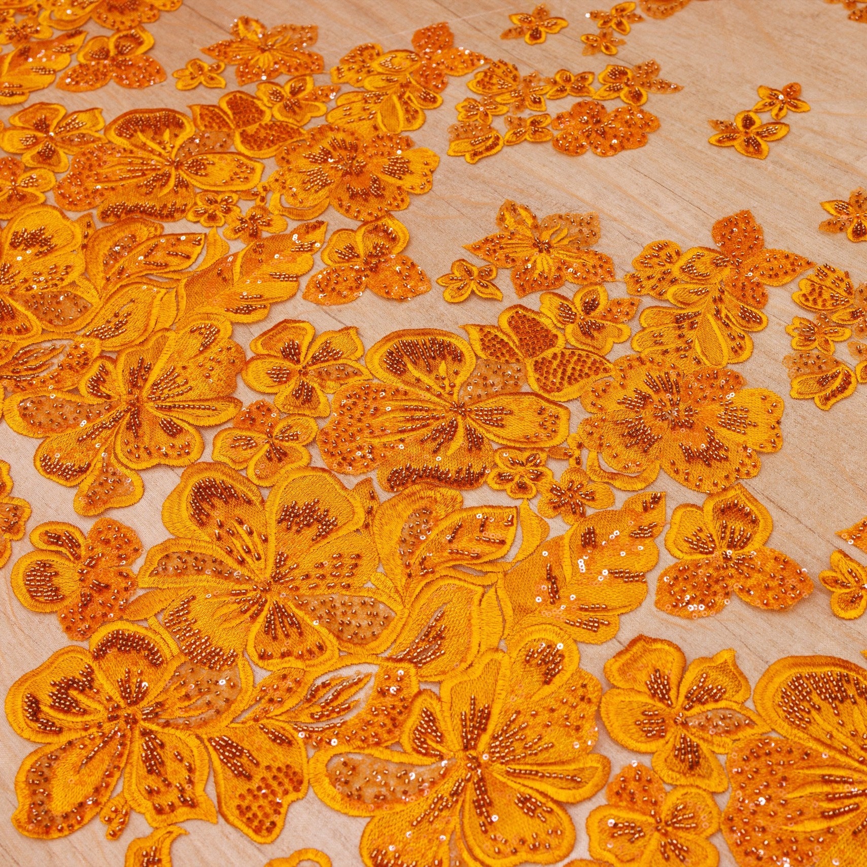 Broderie A85 Portocaliu la metru