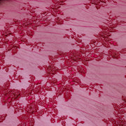 Broderie de lux B21 Roz Fucsia la metru