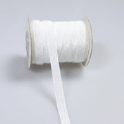 Bandă cu sclipici 1 cm alb - Ahura