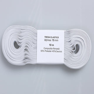 Elastic PREMIUM 15mm Rola 10m M188 - Ahura