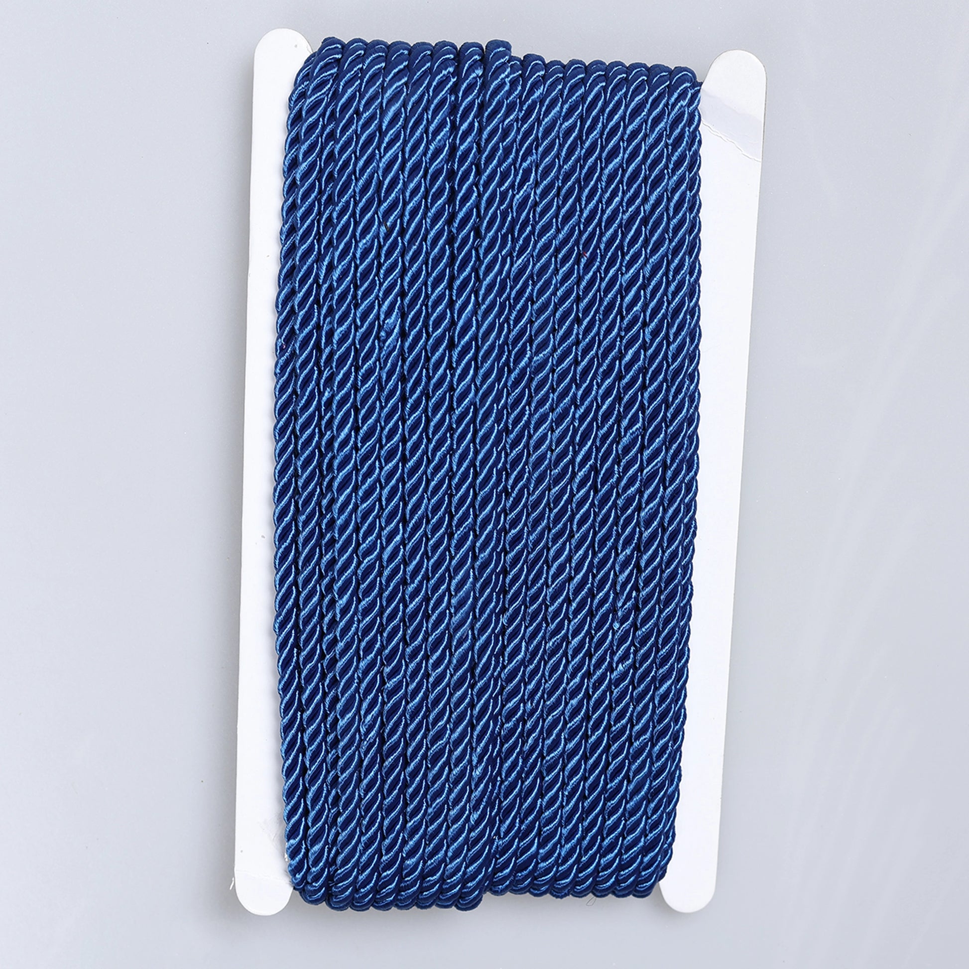 Șnur răsucit poliester 0,5 cm albastru regal