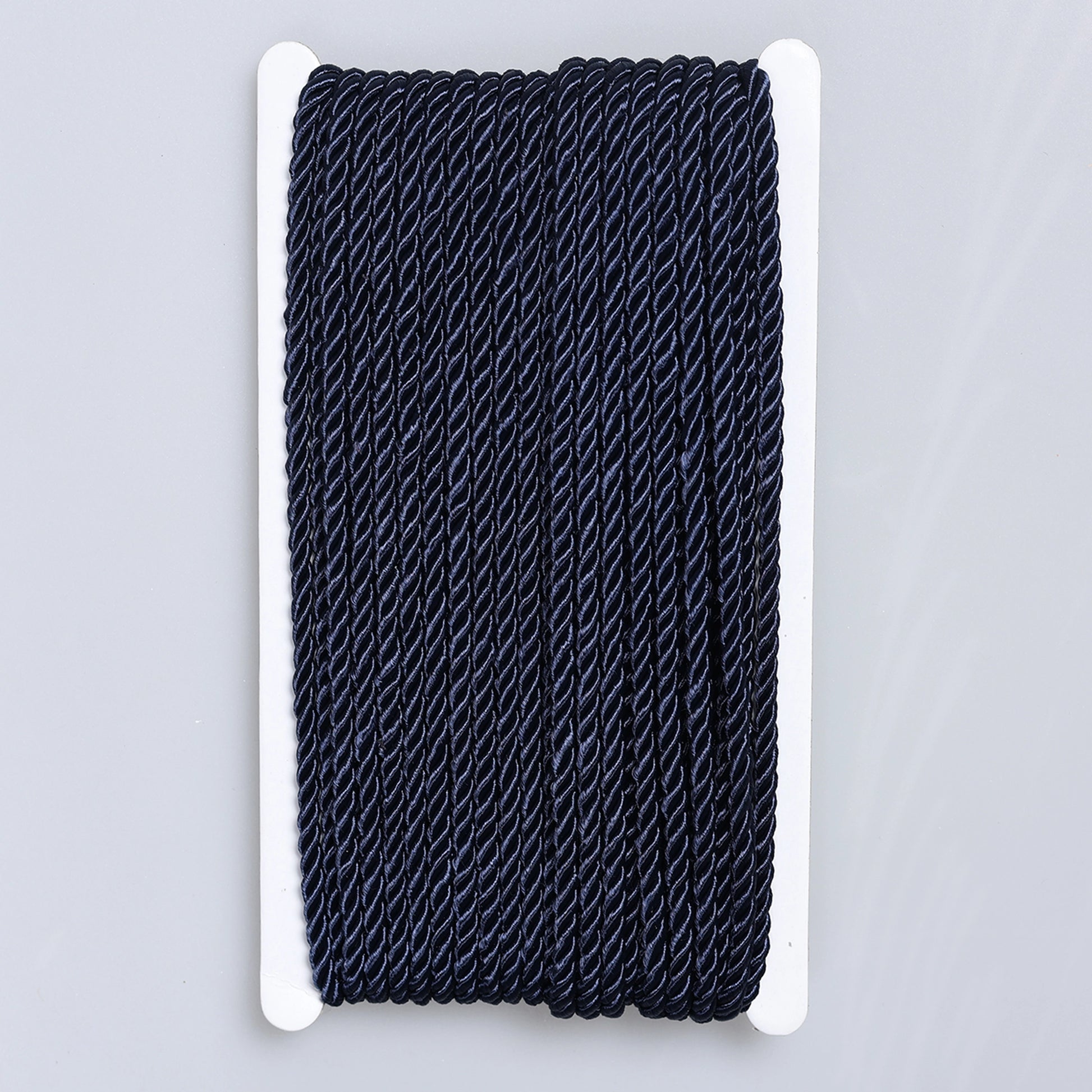 Șnur răsucit poliester 0,5 cm bleumarin