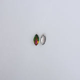 Piatră pentru cusut tip lacrimă 1.5x0.7 cm