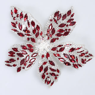 Floare Decorativa Aplicabila cu Strasuri\Cristale 18 cm - Ahura