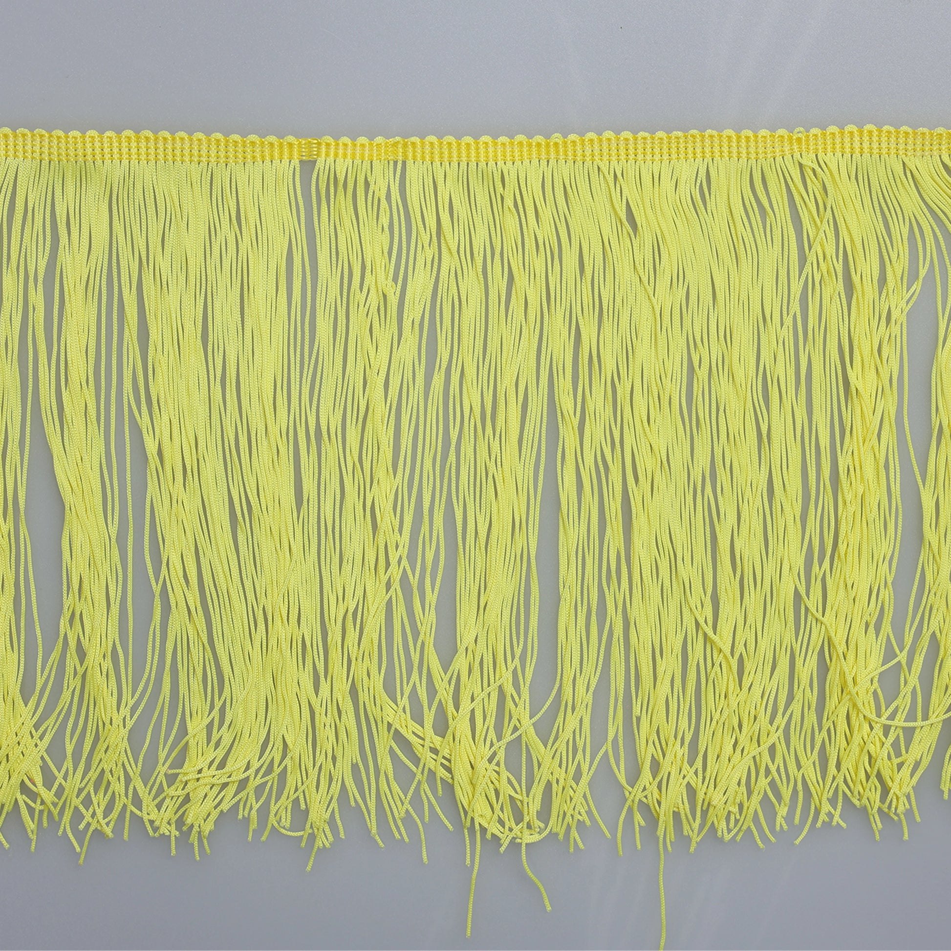 Franjuri decorativi 20 cm Galben – rolă 10 m