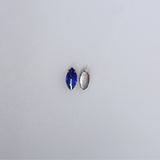 Piatră pentru cusut tip lacrimă 1.5x0.7 cm