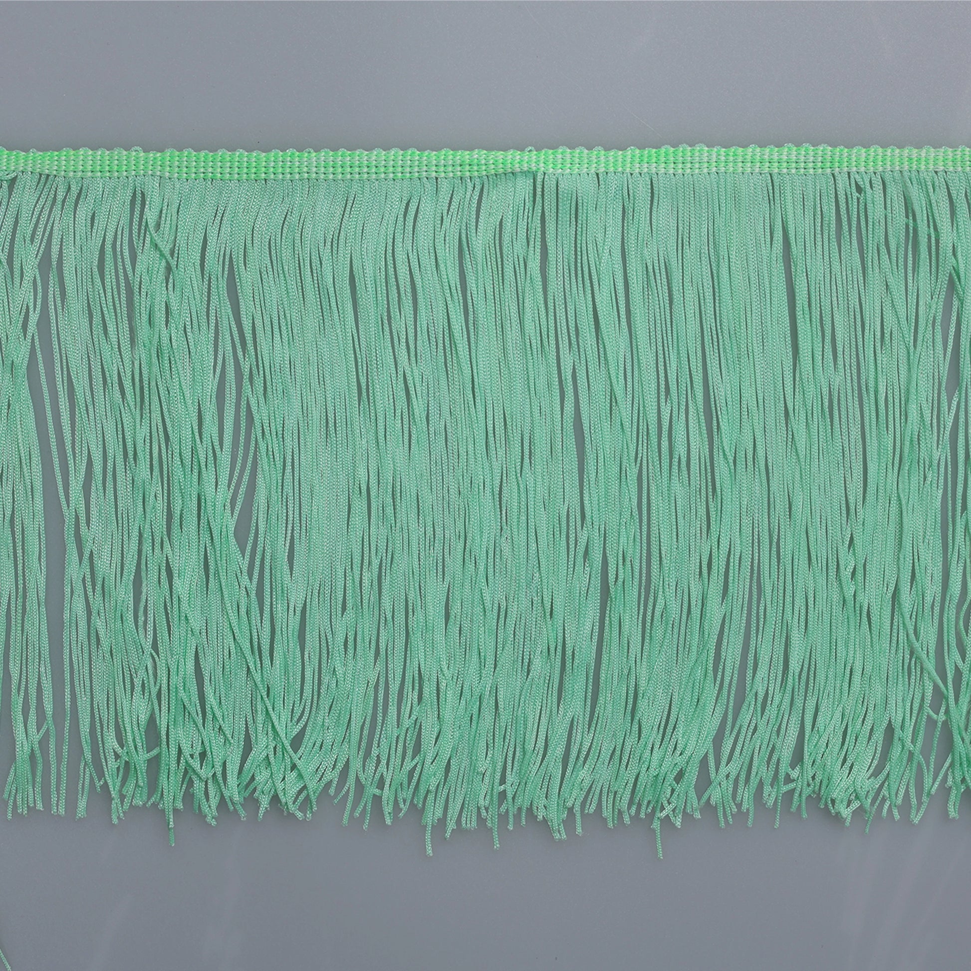 Franjuri decorativi 20 cm Verde Menta – rolă 10 m