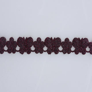 Banda Decorativa Flori Sclipici 2cm Rola 9m M1 - Ahura