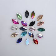 Piatră pentru cusut tip lacrimă 0.9x1.8 cm - Ahura