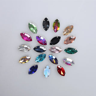 Piatră pentru cusut tip lacrimă 0.9x1.8 cm - Ahura