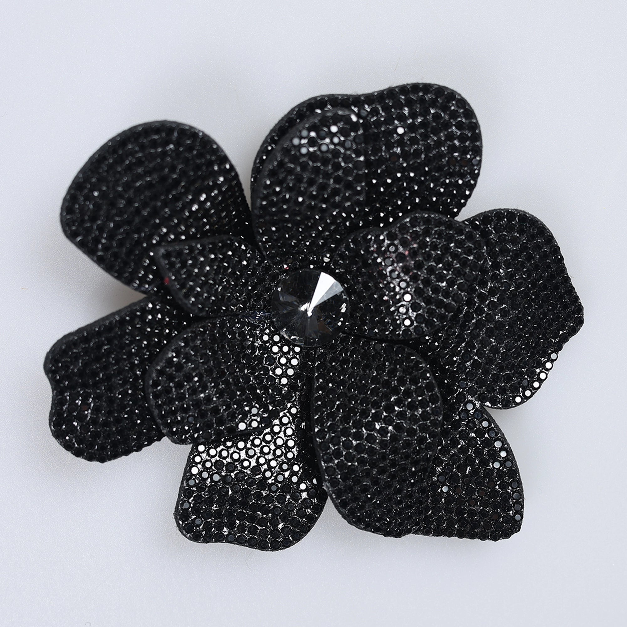 Floare Decorativa Aplicabila cu Strasuri\Cristale Dimensiune: 11 x 11 cm