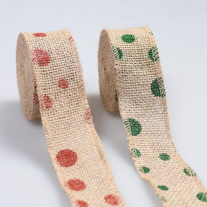 Banda din Iuta cu Buline 4cm Rola 4.5m M1 - Ahura