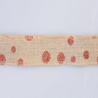 Banda din Iuta cu Buline 4cm Rola 4.5m M1 - Ahura