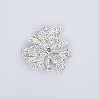 Floare Decorativa Aplicabila cu Strasuri\Cristale Dimensiune: 5 x 5 cm - Ahura