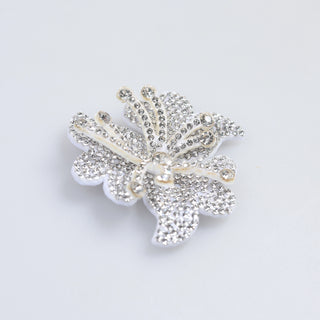 Floare Decorativa Aplicabila cu Strasuri\Cristale Dimensiune: 5 x 5 cm - Ahura