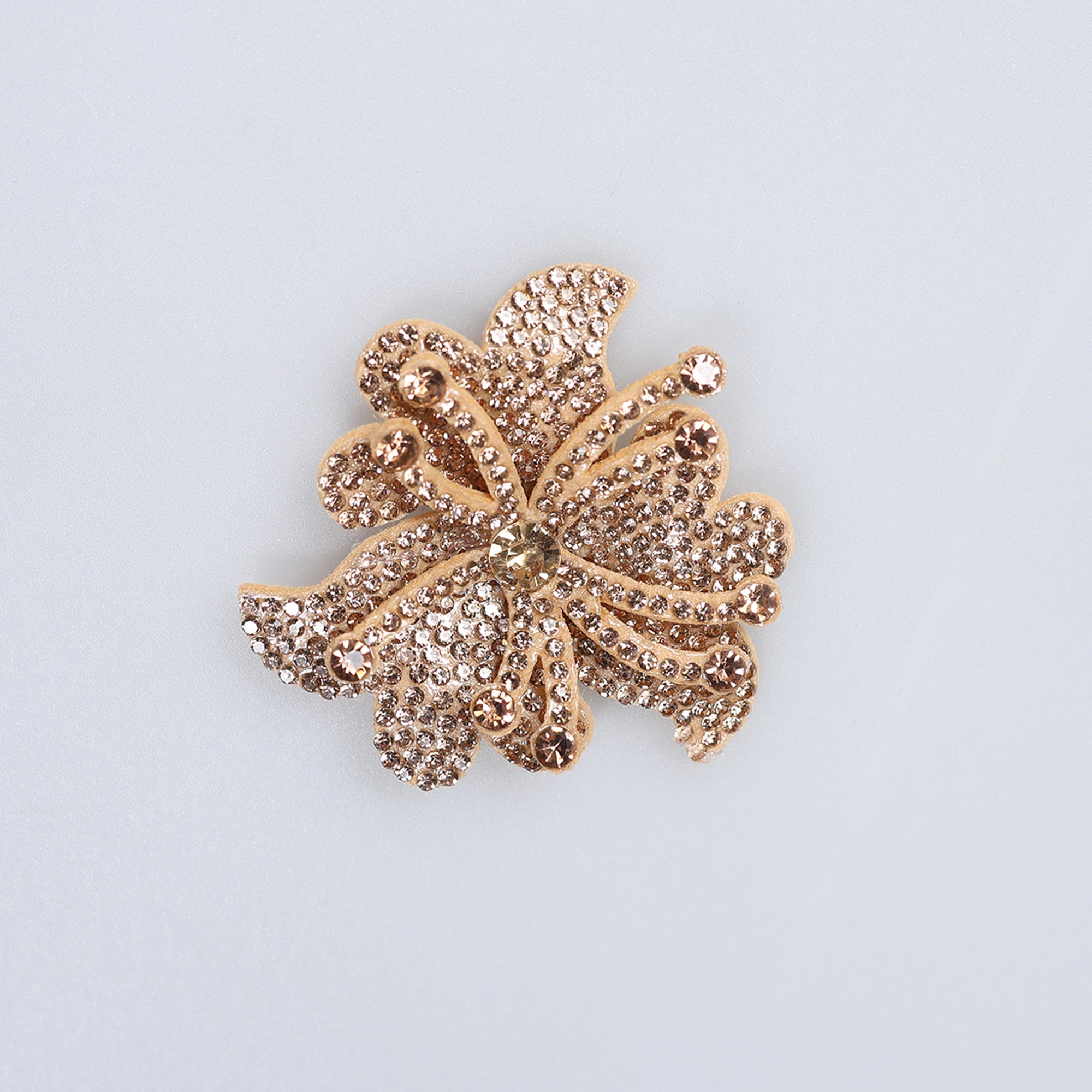 Floare Decorativa Aplicabila cu Strasuri\Cristale Dimensiune: 5 x 5 cm