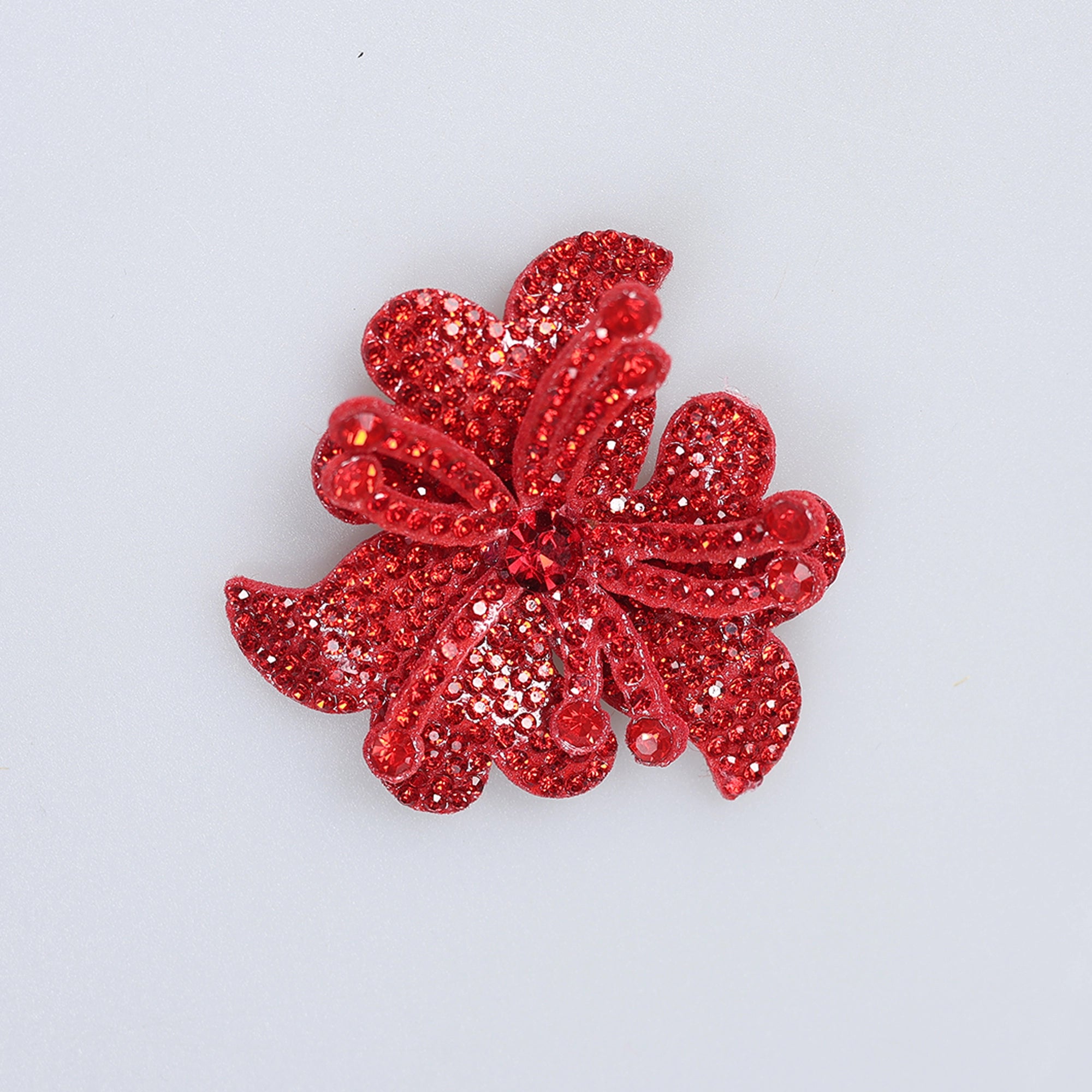 Floare Decorativa Aplicabila cu Strasuri\Cristale Dimensiune: 5 x 5 cm