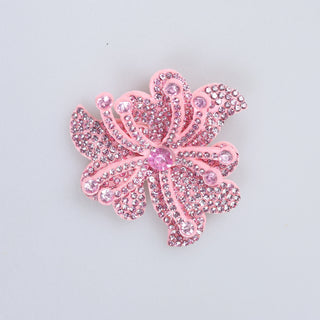 Floare Decorativa Aplicabila cu Strasuri\Cristale Dimensiune: 5 x 5 cm - Ahura