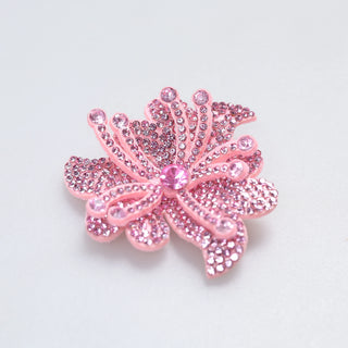 Floare Decorativa Aplicabila cu Strasuri\Cristale Dimensiune: 5 x 5 cm - Ahura