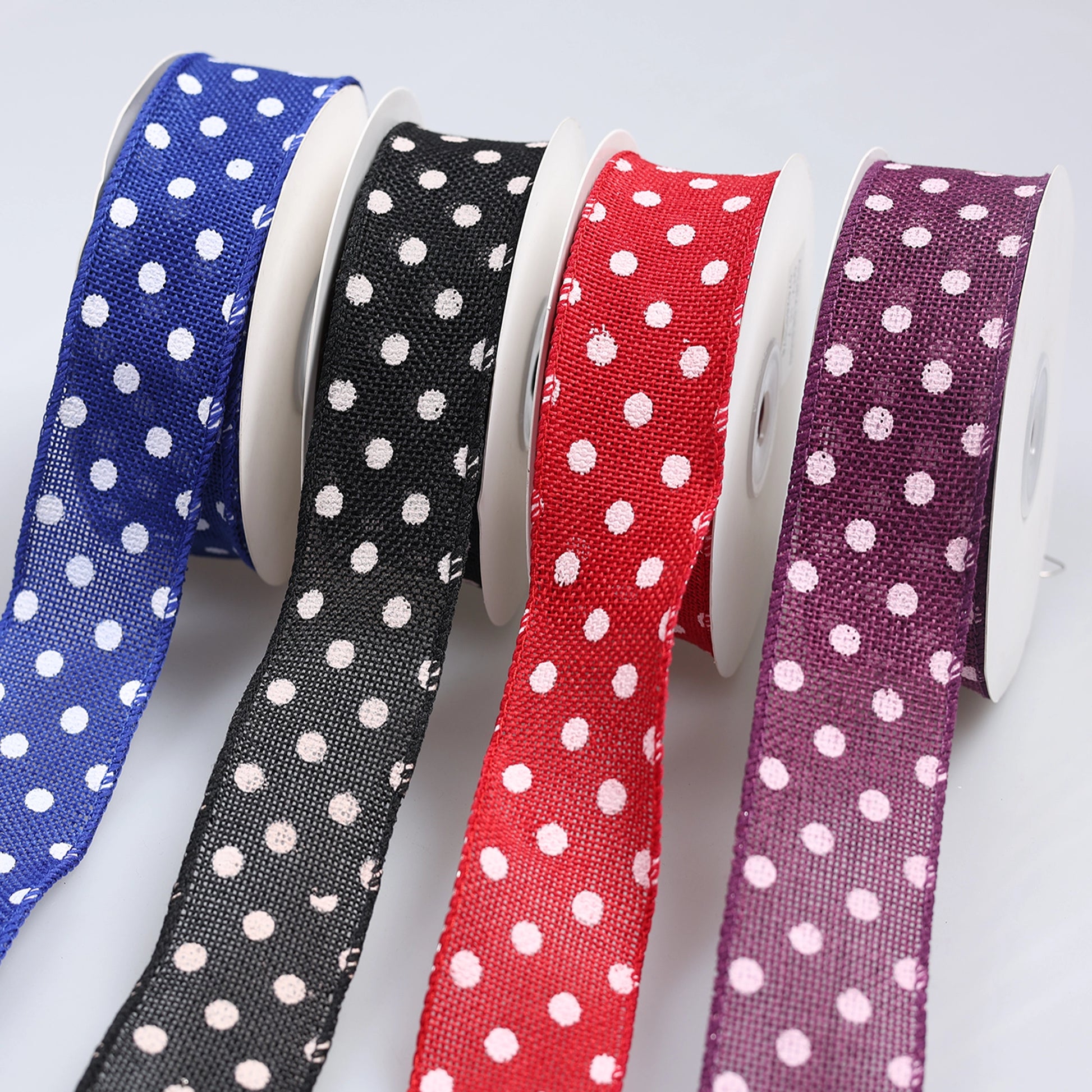 Bandă decorativă 4 cm cu buline - Ahura
