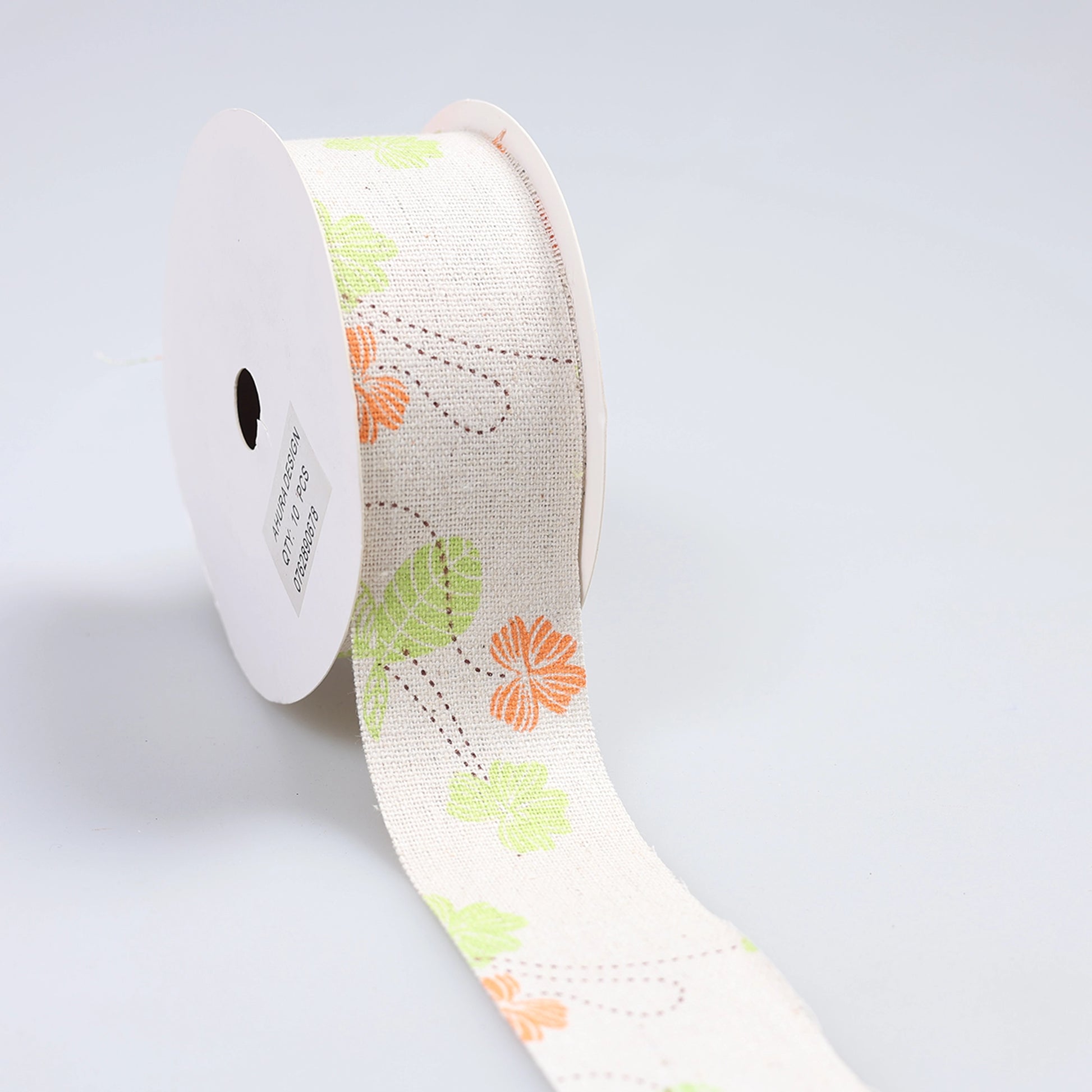 Bandă decorativă 4 cm imprimeu floral - Ahura