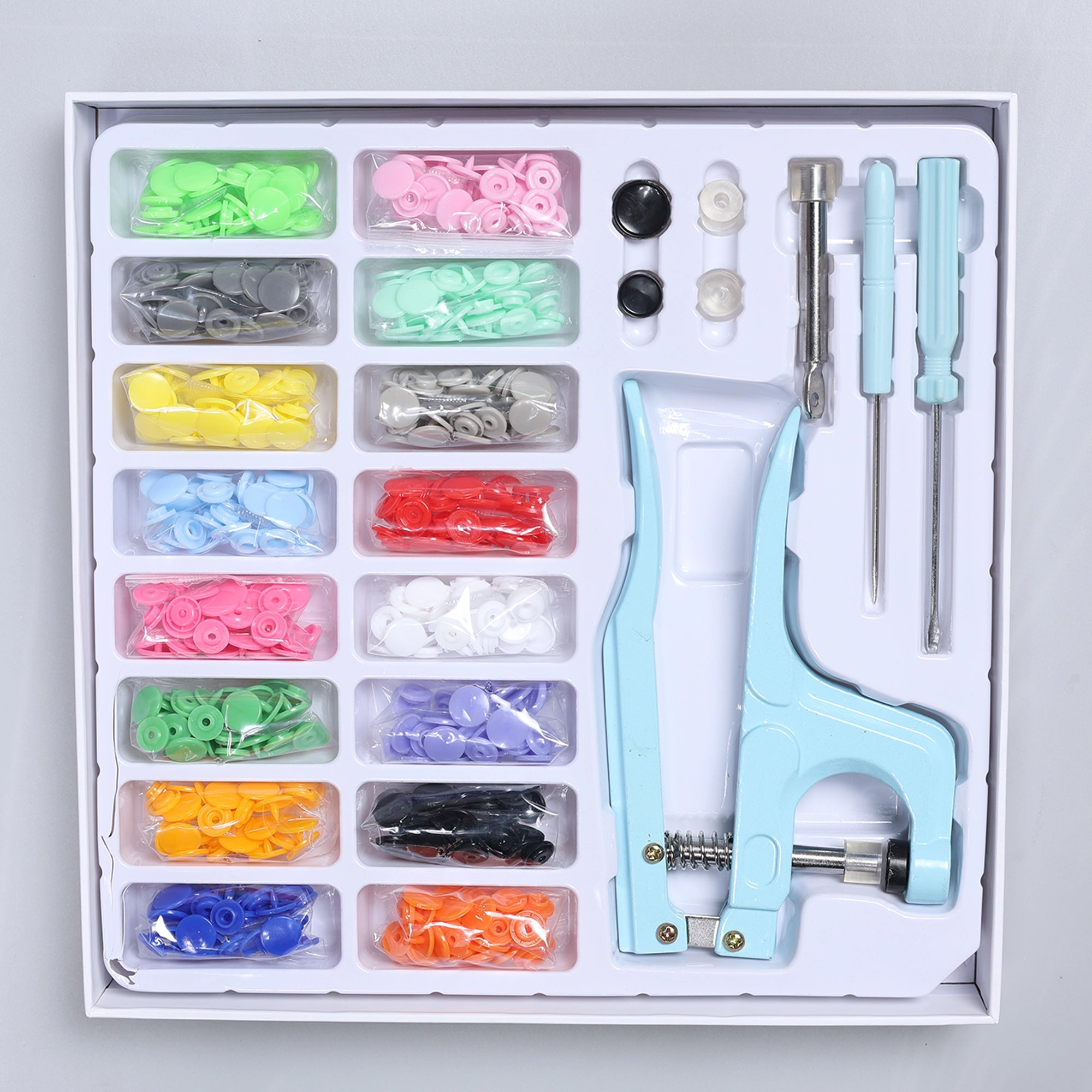 Set Complet Clește și Capse Plastic