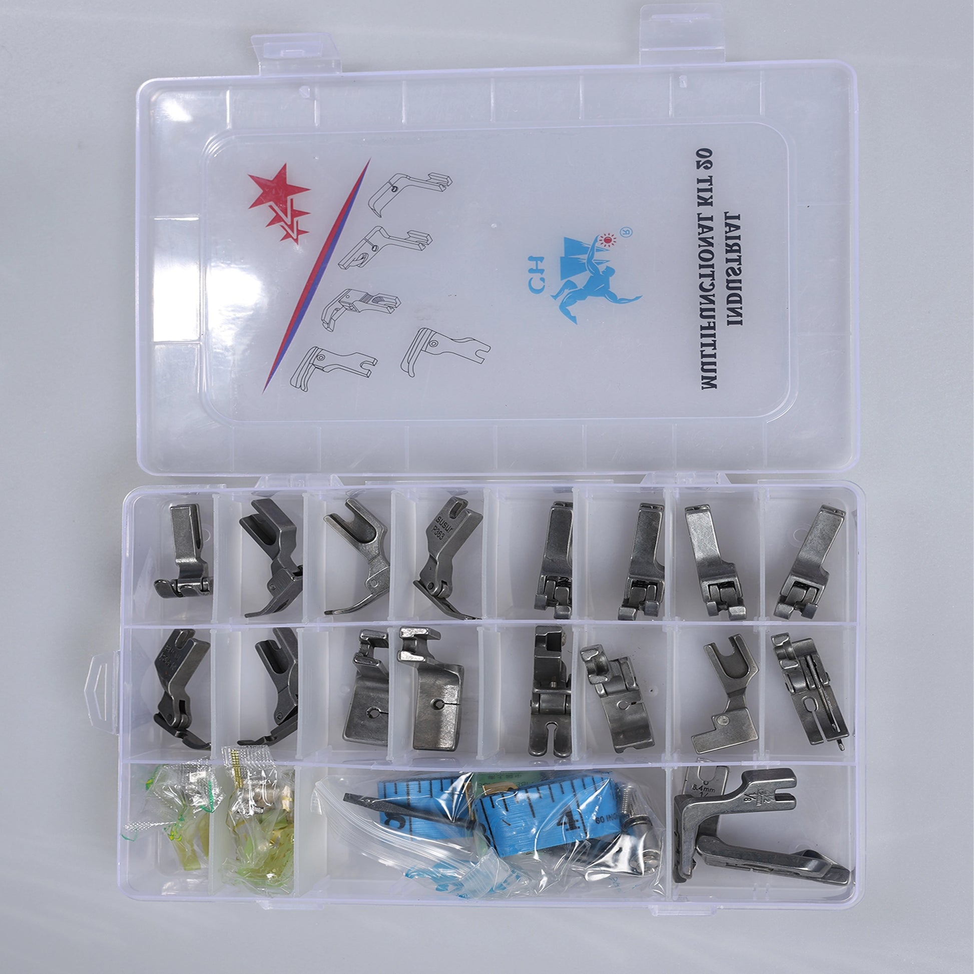 Kit multipiciorușe pentru mașină de cusut – accesorii universale - Ahura