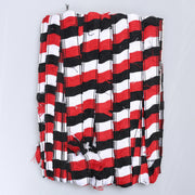 Bandă decorativă folk 3 cm roșu-negru - Ahura