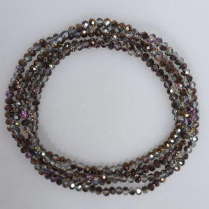 Șirag Mărgele de Cristal Fațetate M3 - Ahura