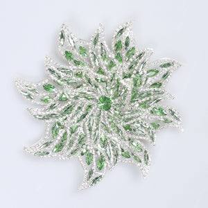 Floare Decorativa Aplicabila cu Strasuri\Cristale 15 cm - Ahura