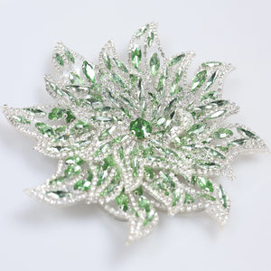 Floare Decorativa Aplicabila cu Strasuri\Cristale 15 cm - Ahura