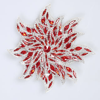 Floare Decorativa Aplicabila cu Strasuri\Cristale 15 cm - Ahura