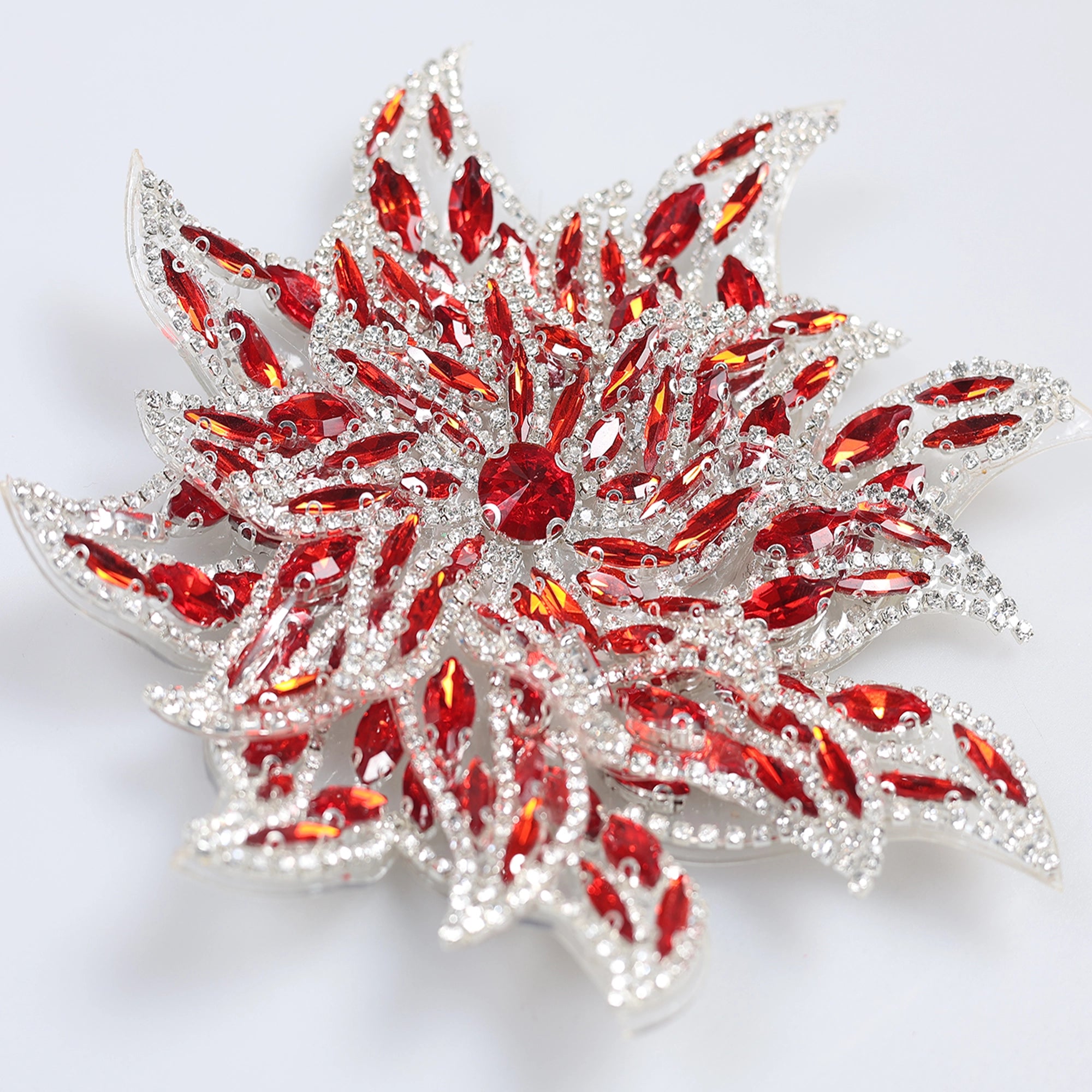 Floare Decorativa Aplicabila cu Strasuri\Cristale 15 cm - Ahura