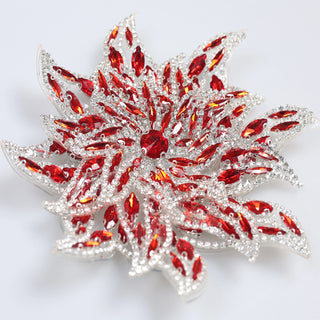 Floare Decorativa Aplicabila cu Strasuri\Cristale 15 cm - Ahura