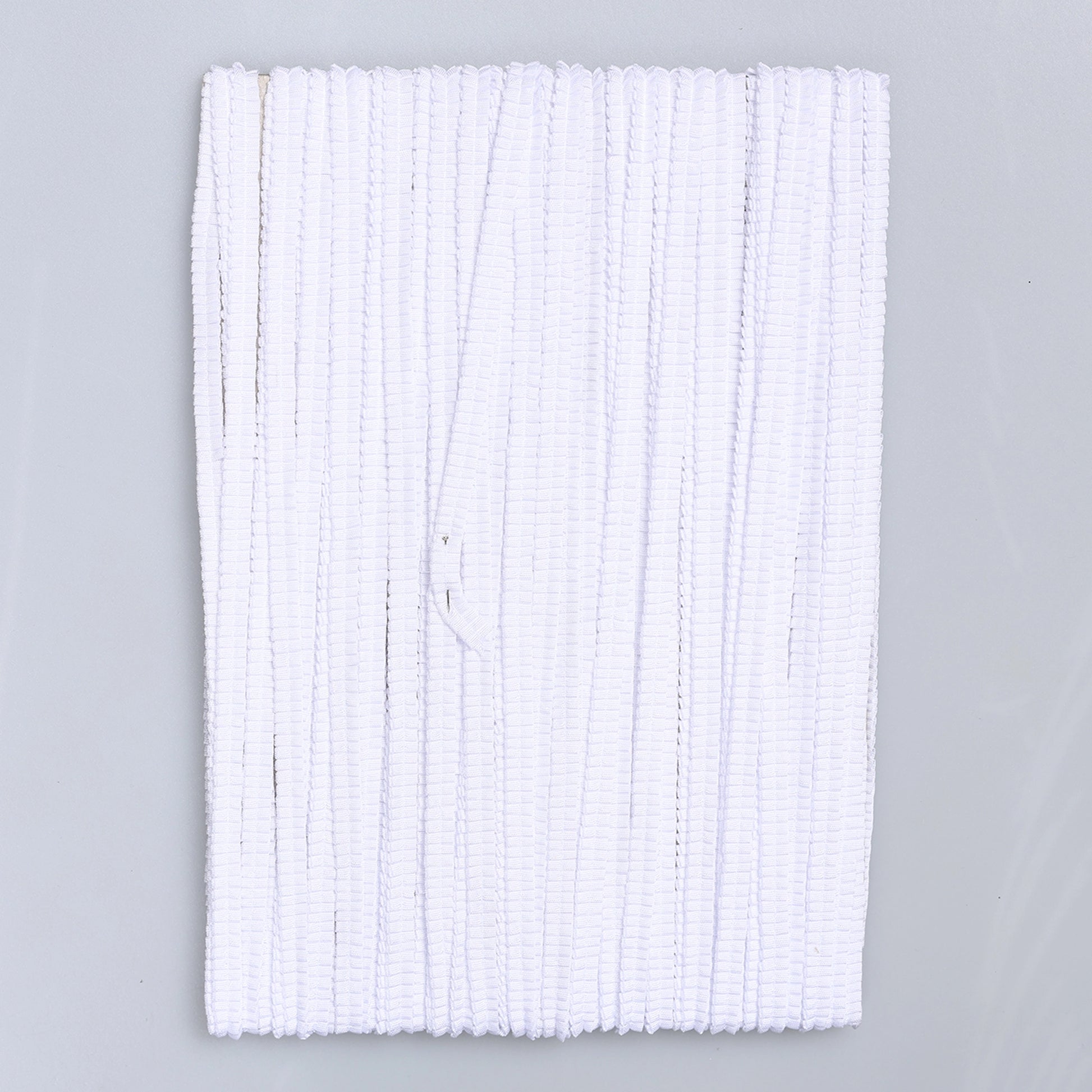 Bandă decorativă texturată 0,7 cm alb
