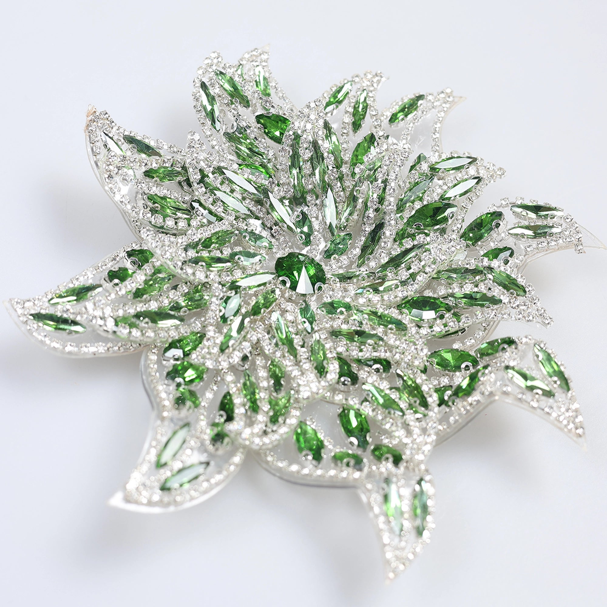 Floare Decorativa Aplicabila cu Strasuri\Cristale 15 cm - Ahura