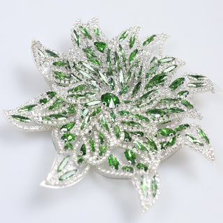 Floare Decorativa Aplicabila cu Strasuri\Cristale 15 cm - Ahura