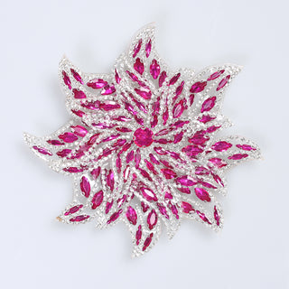 Floare Decorativa Aplicabila cu Strasuri\Cristale 15 cm - Ahura