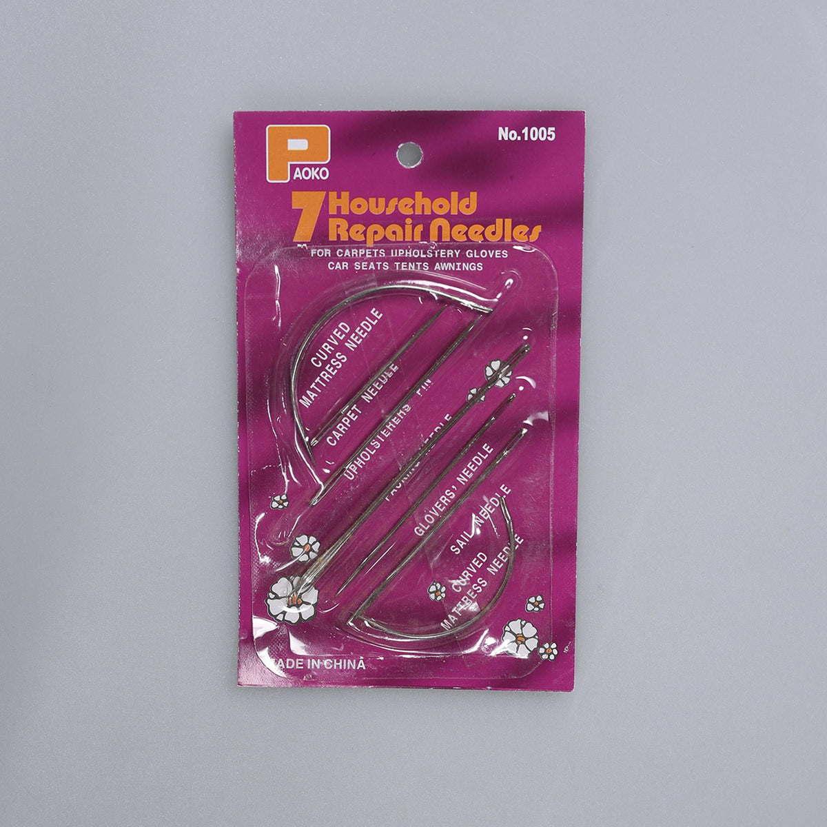 Set 7 Ace Speciale pentru Reparații și Tapițerie – Include Ace Curbate și pentru Piele M13 - Ahura