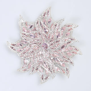 Floare Decorativa Aplicabila cu Strasuri\Cristale 15 cm - Ahura