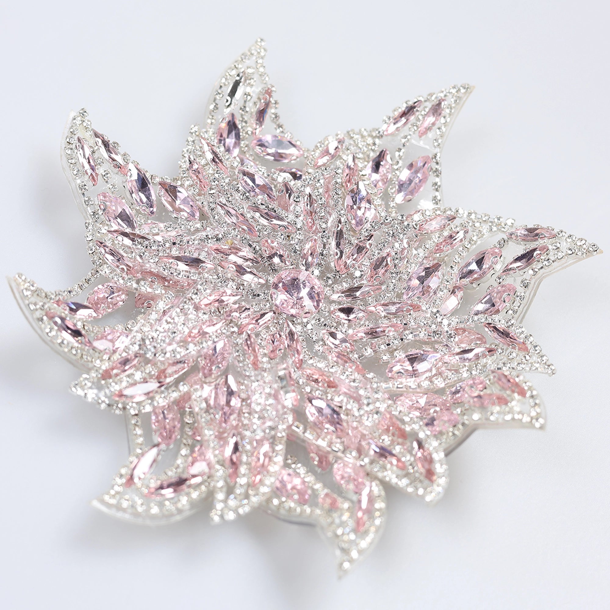 Floare Decorativa Aplicabila cu Strasuri\Cristale 15 cm - Ahura